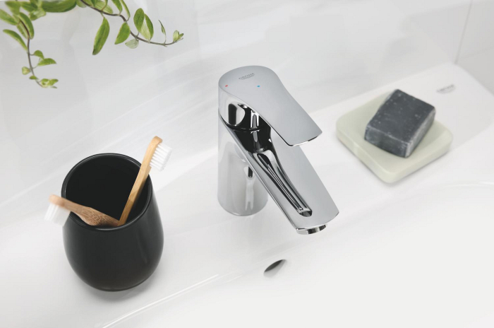 Baterie lavoar Grohe 2339530E, Eurosmart, M, 195 mm, ECO, crom [6]