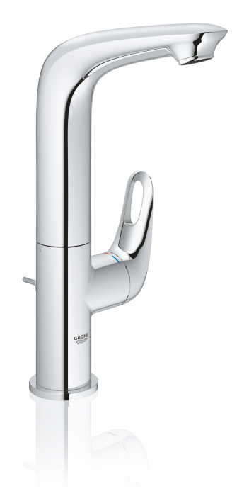 Baterie lavoar Grohe 23569003, Eurostyle, tip comanda monocomanda, tip instalare pe blat, marime l, crom [3]