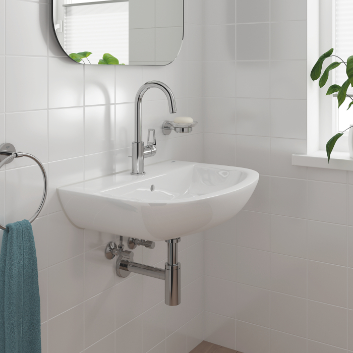 Baterie lavoar Grohe 23763001, 1 bar, 35 mm, 311 mm, 140 mm, 386 mm, 1 orificii instalare, 3/8 dimensiune racord, Crom [7]