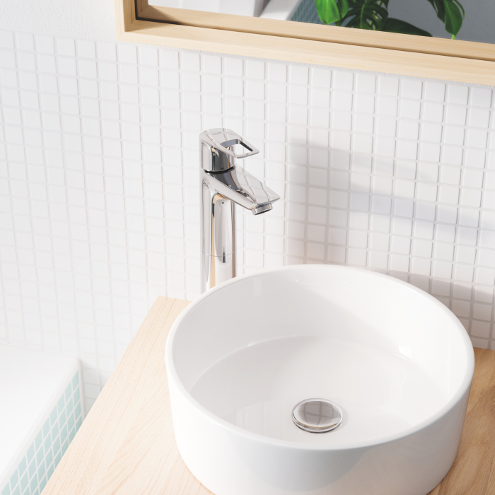 Baterie lavoar Grohe 23764001, 1 bar, 35 mm, 304 mm, 108 mm, 390 mm, 1 orificii instalare, 3/8 dimensiune racord, Crom [6]
