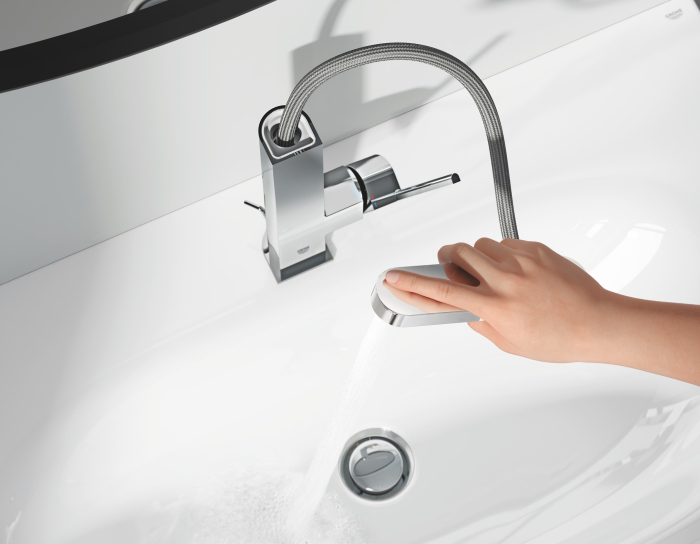 Baterie lavoar Grohe 23843003, 28 mm, 5.7 l/min, 1 bar, 35 mm, 253 mm, 119 mm, 3.13 kg, 490 mm, Crom [3]