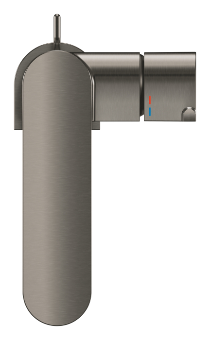 Baterie lavoar Grohe 23871AL3, Plus, M, 190 mm, pivotanta, ventil, mat, grafit [2]