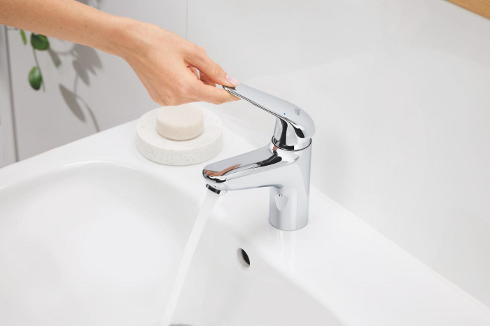 Baterie lavoar Grohe 24322001, 28 mm, 5 l/min, 0.8 bar, 35 mm, 167 mm, 103 mm, 400 mm, 1 orificii instalare, Crom [4]