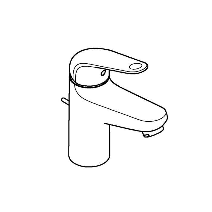 Baterie lavoar Grohe 24322001, 28 mm, 5 l/min, 0.8 bar, 35 mm, 167 mm, 103 mm, 400 mm, 1 orificii instalare, Crom [9]