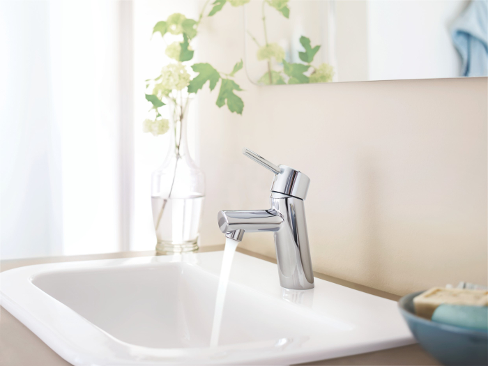 Baterie lavoar Grohe 32204001, 28 mm, 5.7 l/min, 1 bar, 35 mm, 155 mm, 101 mm, 1.57 kg, 370 mm, Crom [8]