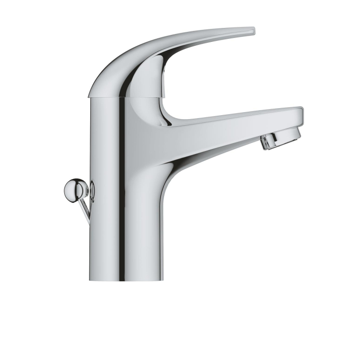 Baterie lavoar Grohe 32805000, BauCurve, tip comanda monocomanda, tip instalare pe lavoar, marime s, crom [3]