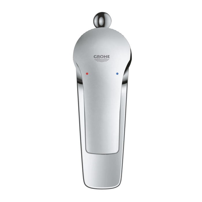 Baterie lavoar Grohe 32805000, BauCurve, tip comanda monocomanda, tip instalare pe lavoar, marime s, crom [4]
