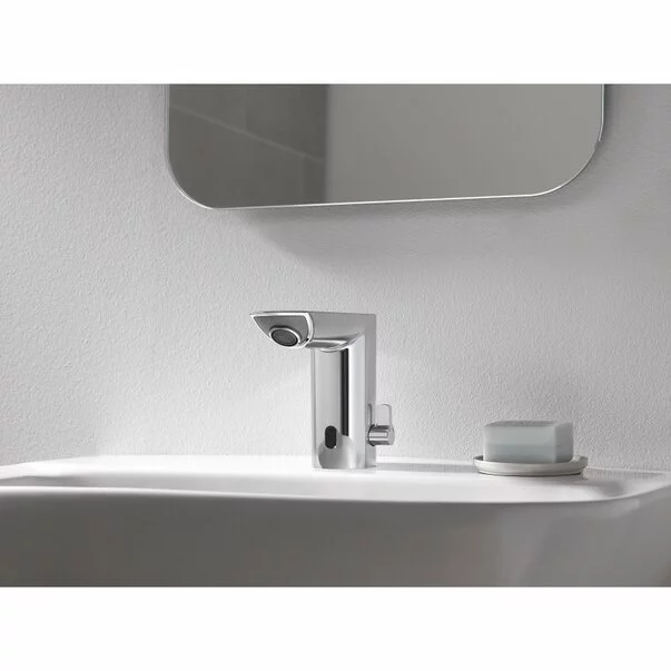Baterie lavoar Grohe BauCosmopolitan Electronica cu senzor crom [2]