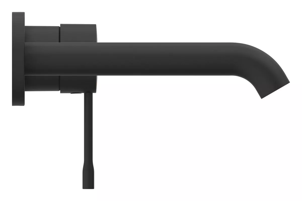 Baterie lavoar Grohe Essence 29192KF1, 1/2'', montare pe perete, marimea M, necesita valva incastrata, fara ventil, mat, negru [2]