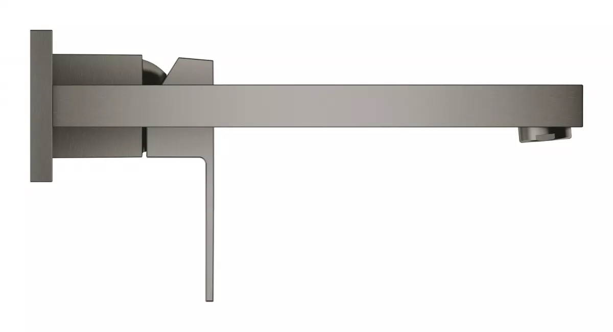 Baterie lavoar Grohe Eurocube, 1/2'', L, 230 mm, pe perete, monocomanda, mat, grafit, 23447AL0 [2]