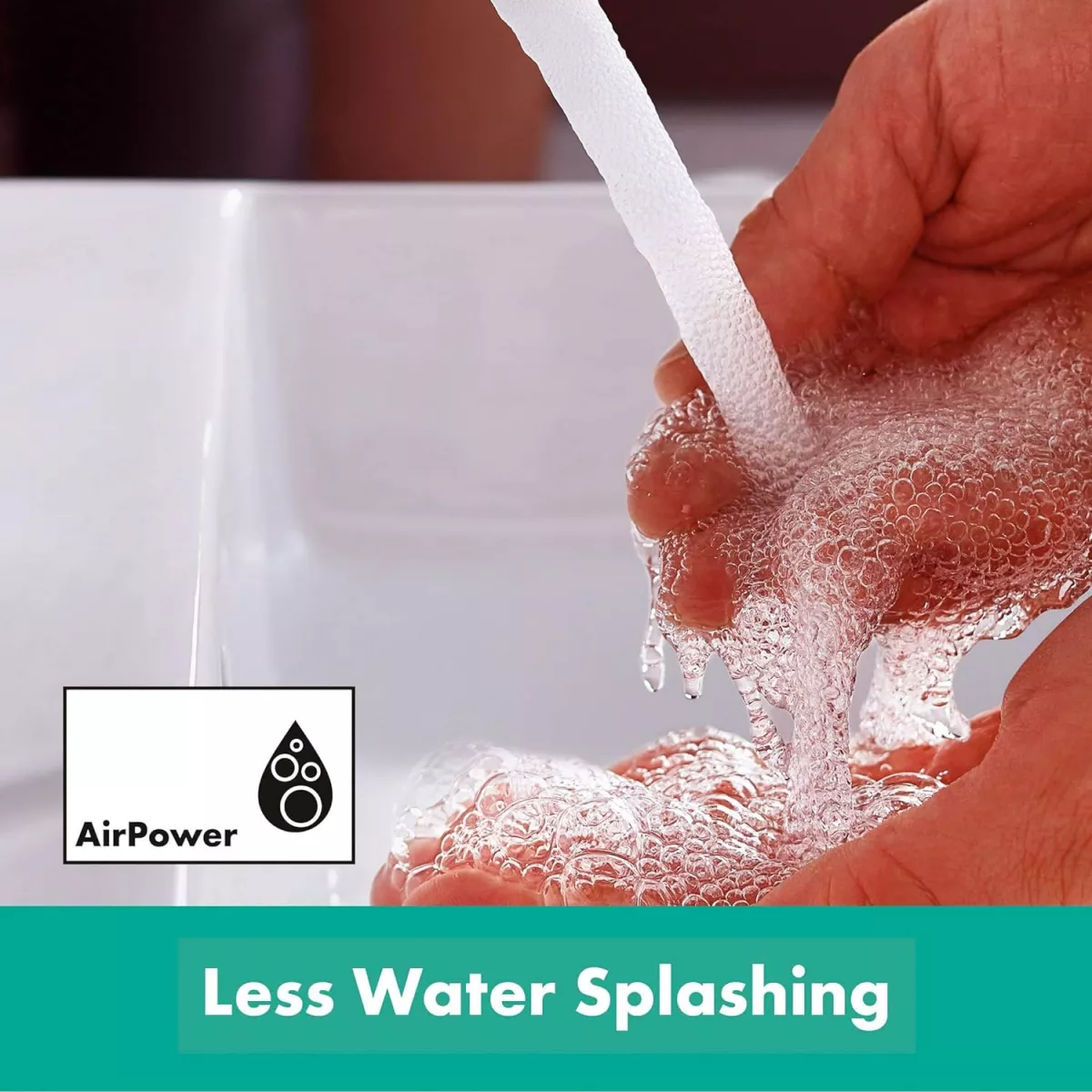 Baterie lavoar Hansgrohe Rebris S, S, 143 mm, pornire rece, crom, 72514000 [5]