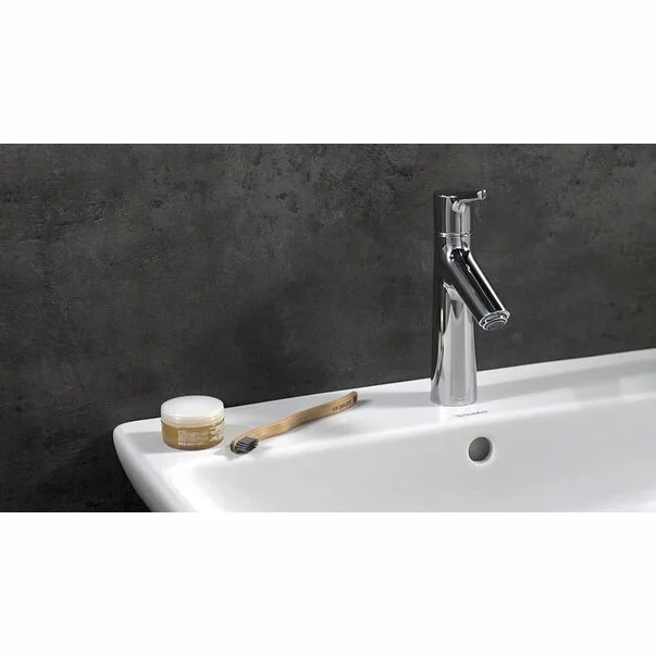 Baterie lavoar Hansgrohe Talis S 100 crom lucios cu ventil Pop-Up [3]