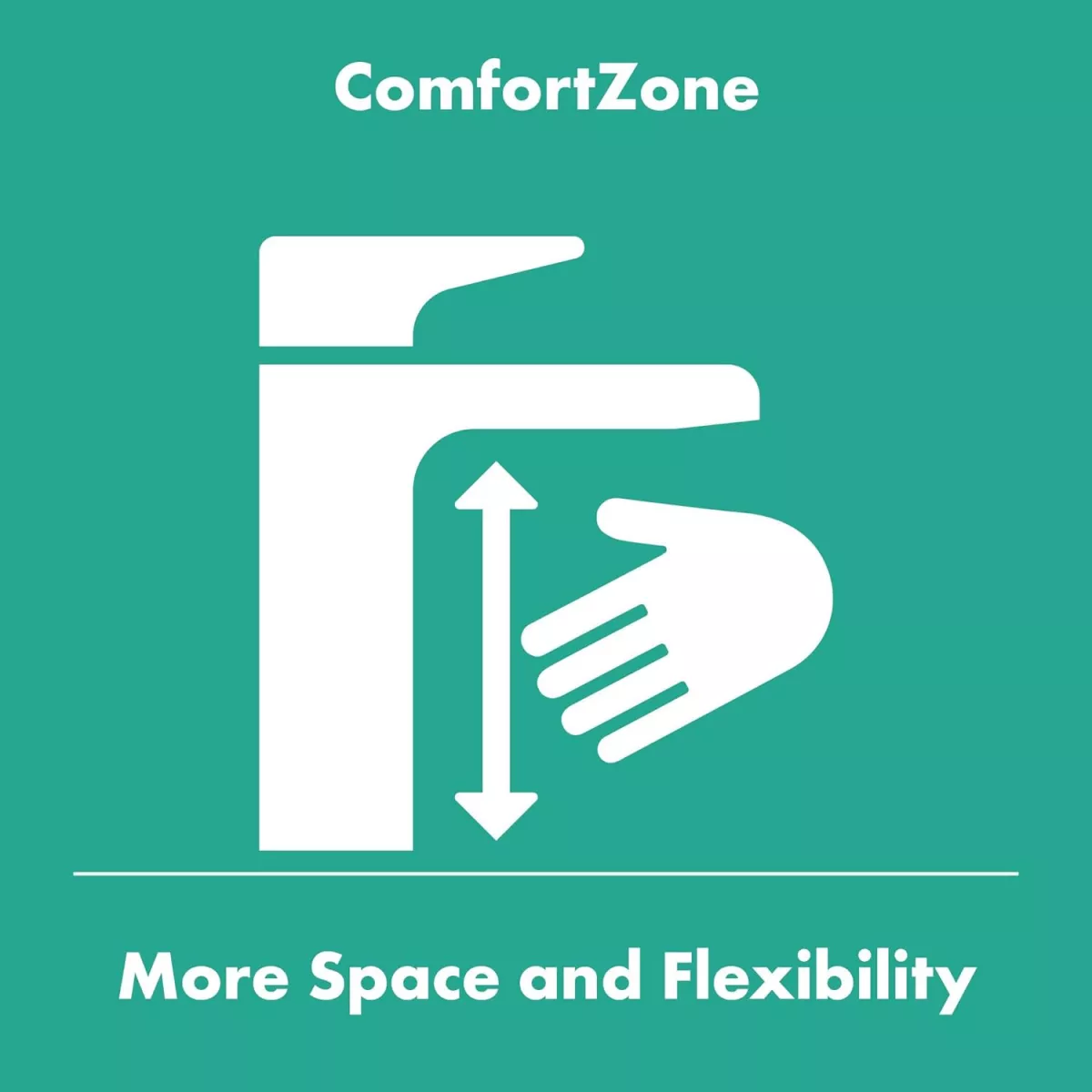 Baterie lavoar Hansgrohe Tecturis E, S, 135 mm, pornire rece, crom, 73001000 [9]