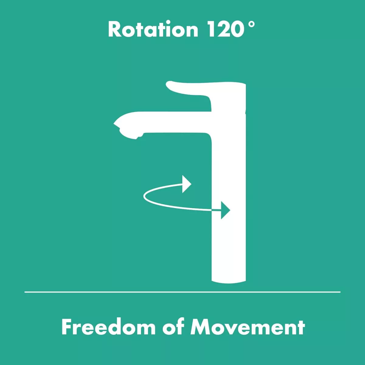 Baterie lavoar Hansgrohe Tecturis S, L, 236 mm, pornire rece, ventil, mat, bronz, 73360140 [8]