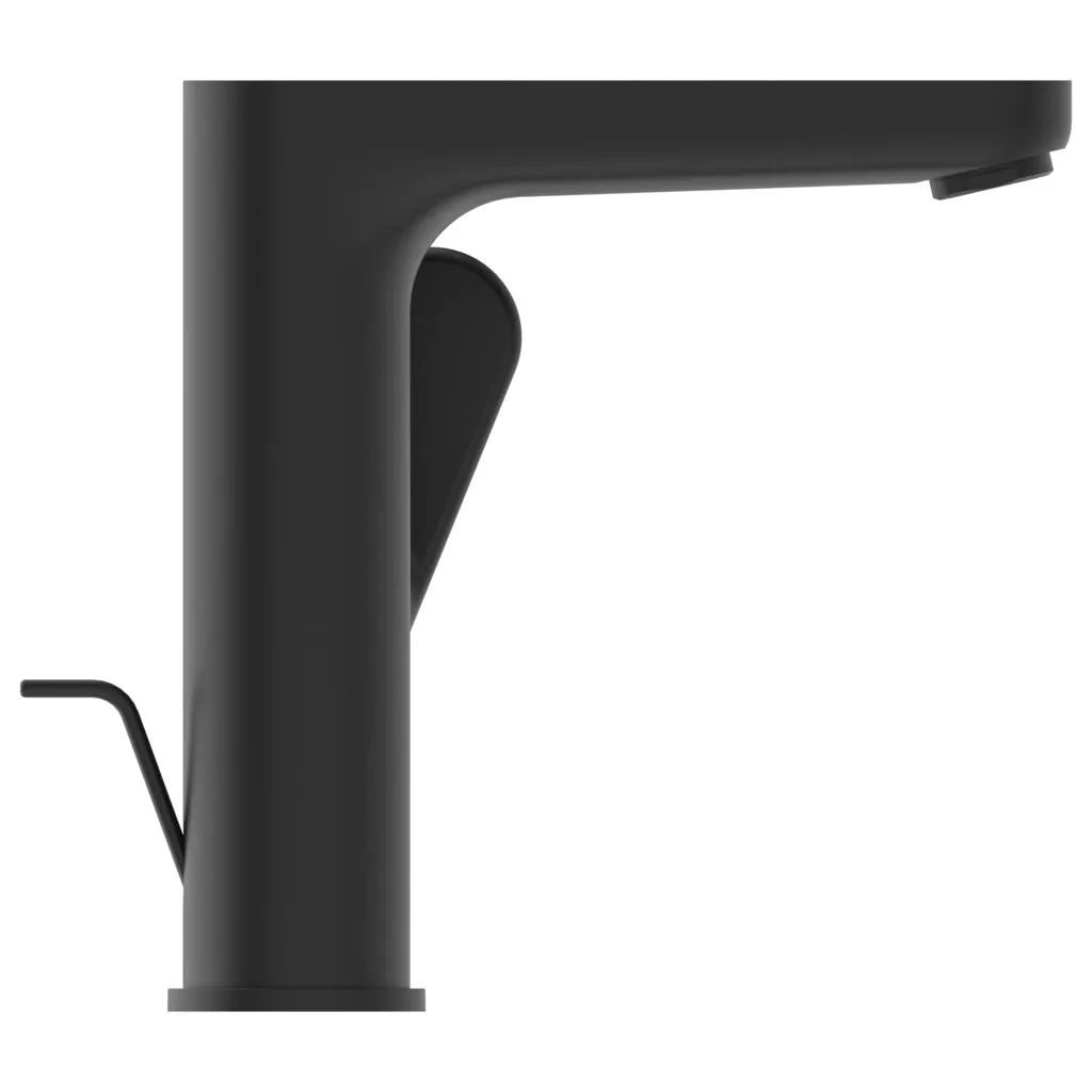 Baterie lavoar Ideal Standard Ceraline BC703XG, 3/8'', marimea L, monocomanda, cartus ceramic, evacuare cu tija, mat, negru [2]