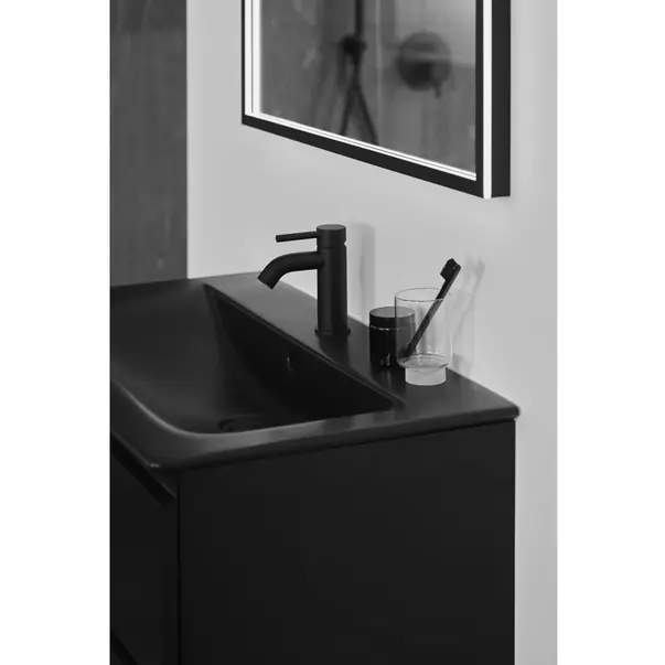 Baterie lavoar Ideal Standard Ceraline monocomanda finisaj negru mat [11]