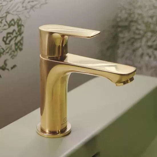 Baterie lavoar Ideal Standard Connect Air, S, 146 mm, mat, auriu, A7010A2 [5]