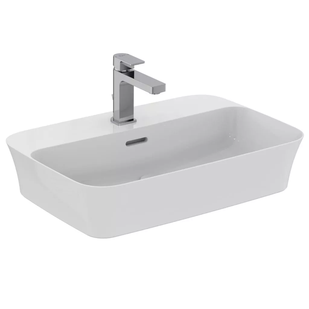 Baterie lavoar Ideal Standard Edge A7101, 3/8'', marimea M, monocomanda, cartus ceramic, pop-up metalic, crom [2]