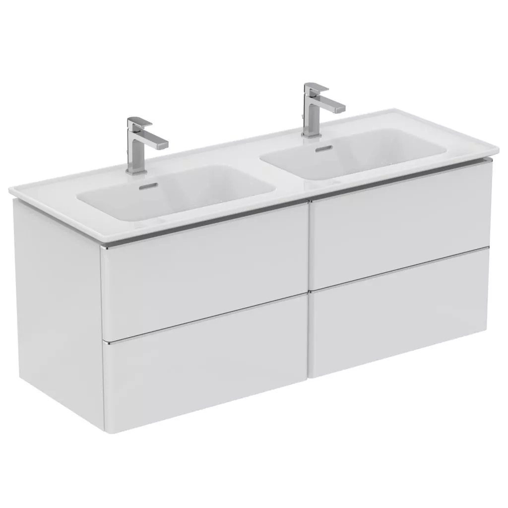 Baterie lavoar Ideal Standard Edge A7101, 3/8'', marimea M, monocomanda, cartus ceramic, pop-up metalic, crom [3]