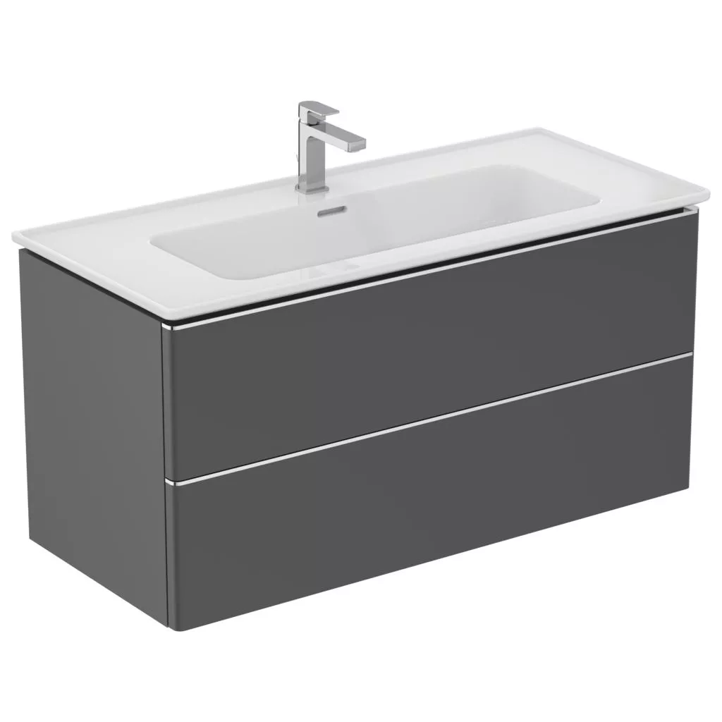 Baterie lavoar Ideal Standard Edge A7101, 3/8'', marimea M, monocomanda, cartus ceramic, pop-up metalic, crom [5]