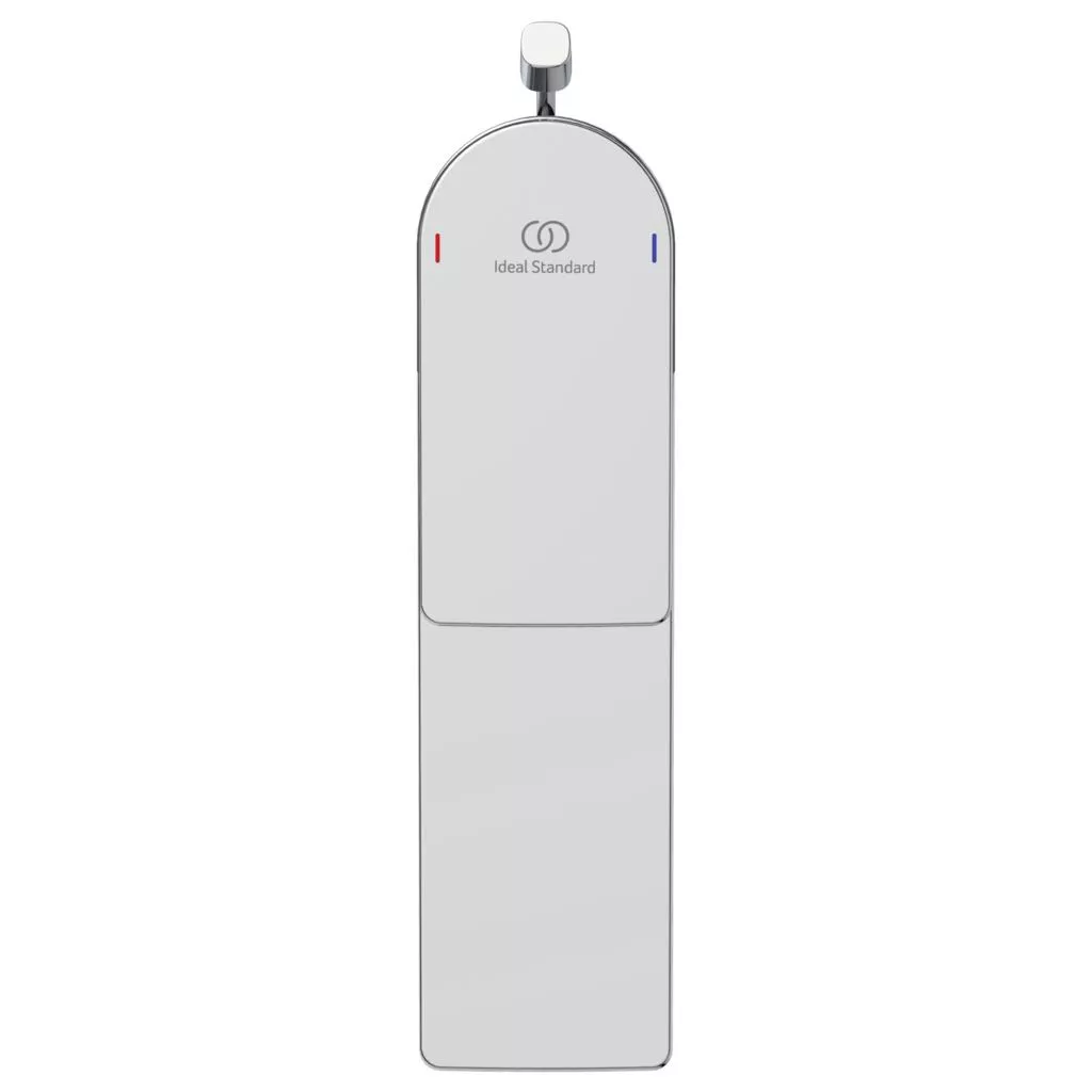 Baterie lavoar Ideal Standard Edge A7109AA, 3/8'', marimea L, monocomanda, cartus ceramic, evacuare cu tija, crom [3]