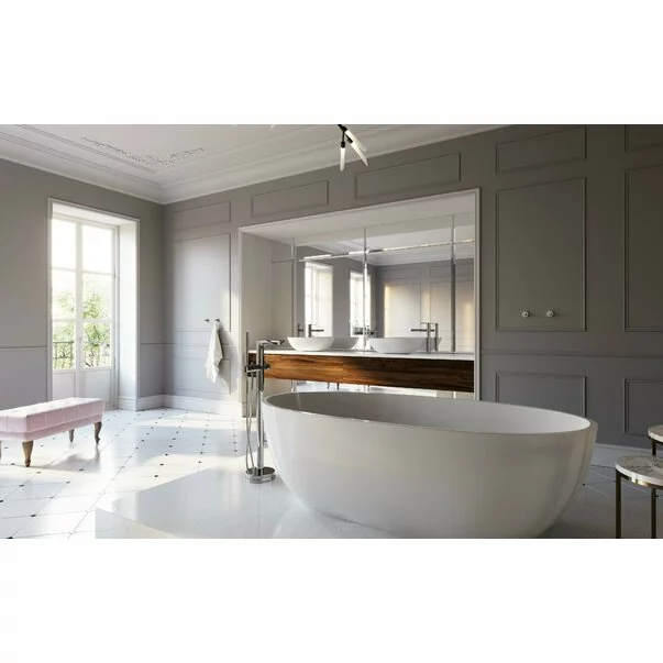 Baterie lavoar inalta Ferro Fiesta crom [6]