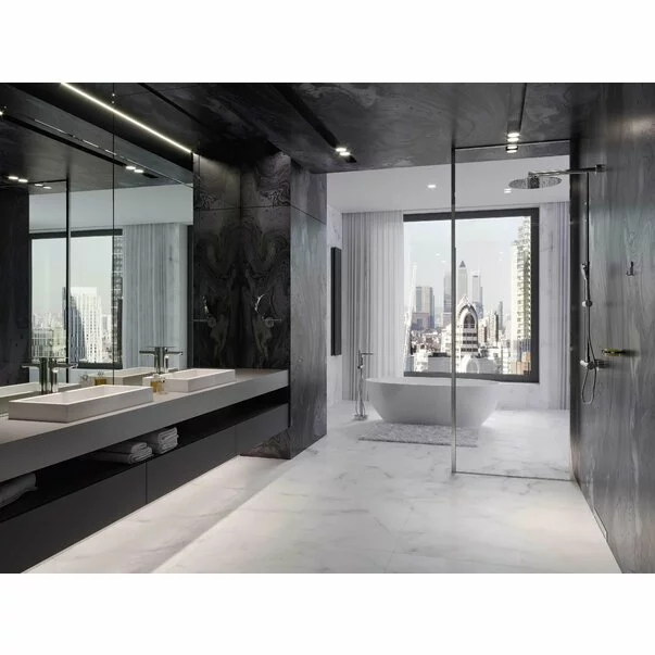 Baterie lavoar inalta Ferro Square crom [3]