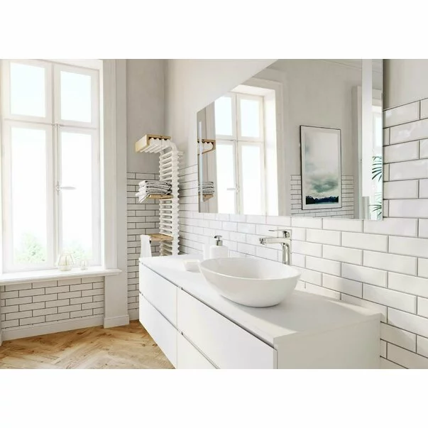 Baterie lavoar inalta Ferro Square crom [6]