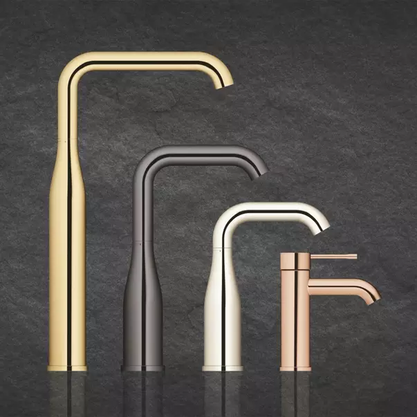 Baterie lavoar inalta Grohe Essence XL auriu lucios Cool Sunrise [2]