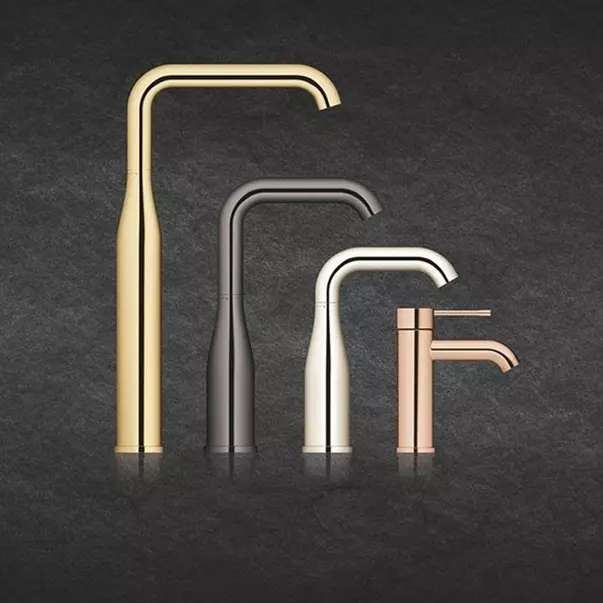 Baterie lavoar inalta Grohe Essence XL auriu periat Cool Sunrise [3]