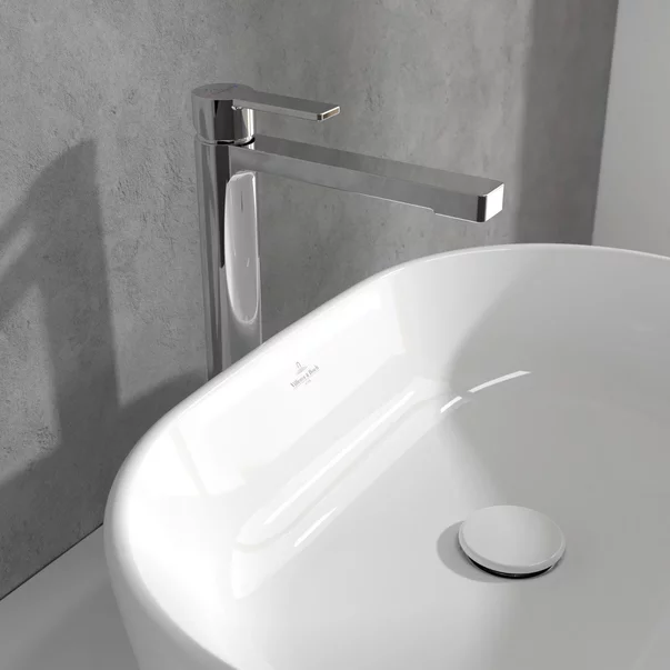 Baterie lavoar inalta Villeroy&Boch Architectura monocomanda crom lucios cu ventil Push-Open [7]