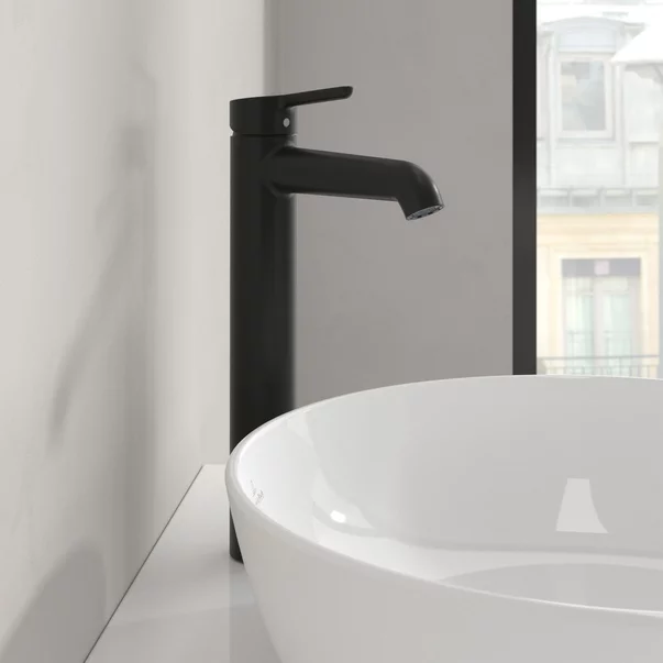 Baterie lavoar inalta Villeroy&Boch Skyla monocomanda negru mat [2]