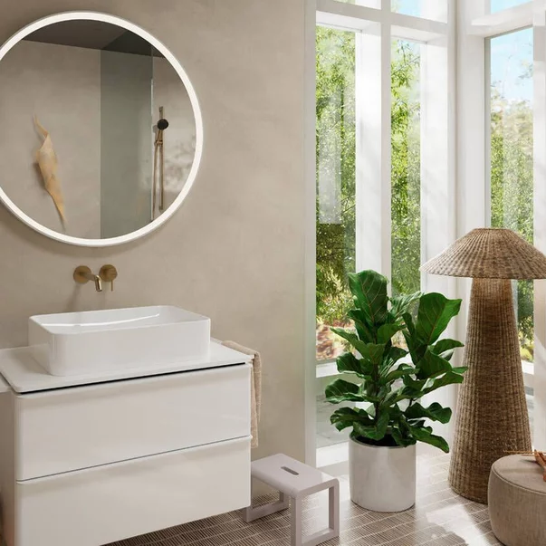 Baterie lavoar incastrata Hansgrohe Tecturis S bronz periat fara corp ingropat [3]