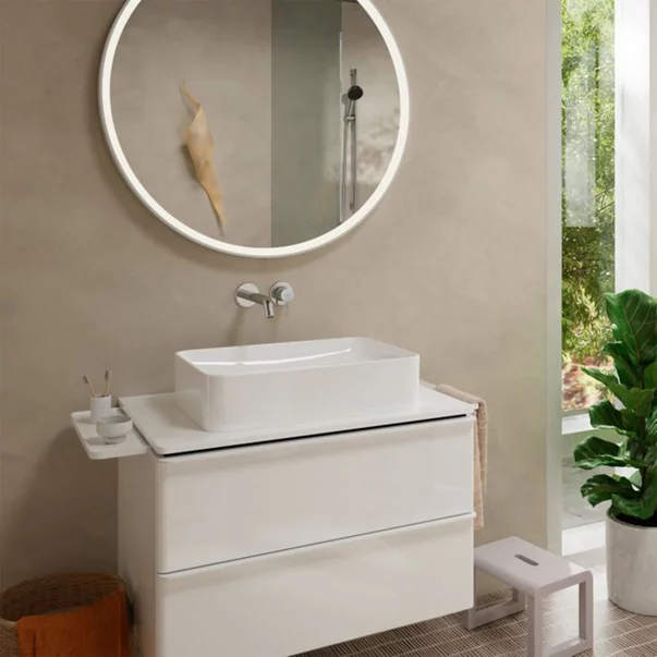 Baterie lavoar incastrata Hansgrohe Tecturis S crom lucios fara corp incastrat [3]