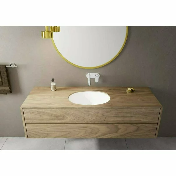 Baterie lavoar incastrata Hansgrohe Vernis Blend 20.7 cm crom lucios fara corp ingropat [3]