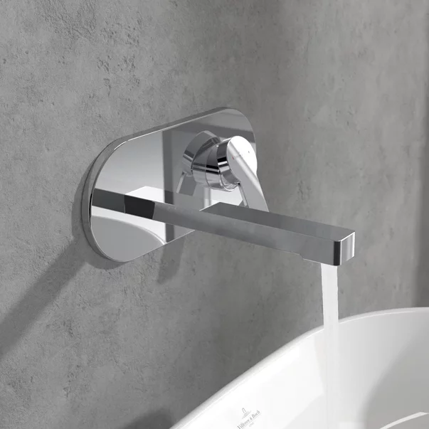 Baterie lavoar incastrata Villeroy&Boch Architectura monocomanda crom lucios fara corp ingropat [3]