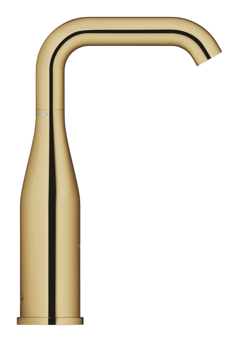 Baterie lavoar infrarosu Essence E Grohe 36445GL0, 3/8'', baterie, mixare, 7 programe, lucios, auriu [2]