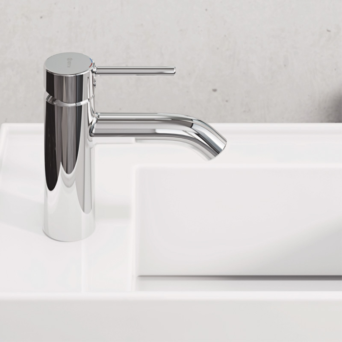 Baterie lavoar, Kludi, Bozz 100, cu ventil push-open, crom [2]