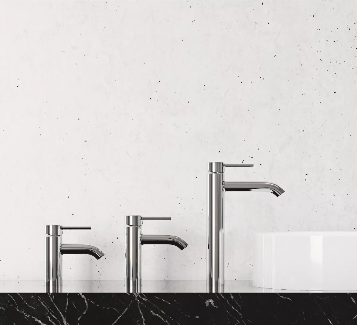 Baterie lavoar Kludi Bozz, M, 160 mm, crom, 382720576 [4]