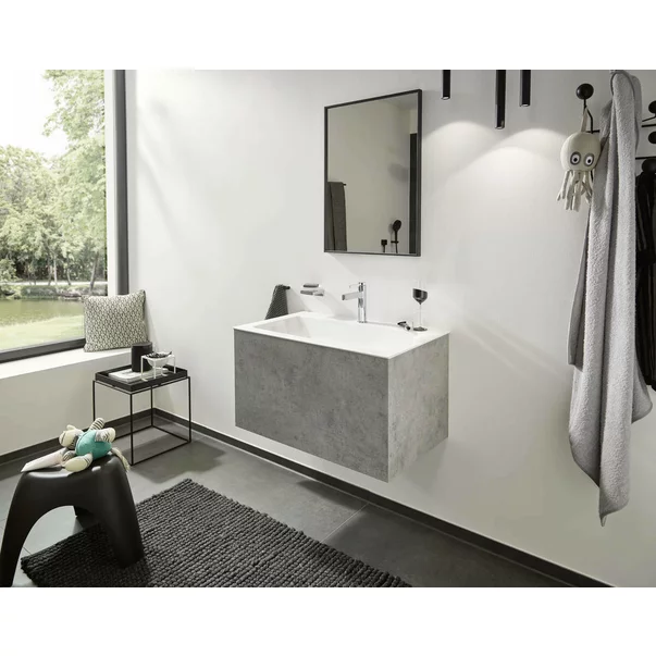 Baterie lavoar monocomanda Hansgrohe Finoris 100 cu ventil Pop-Up crom [5]
