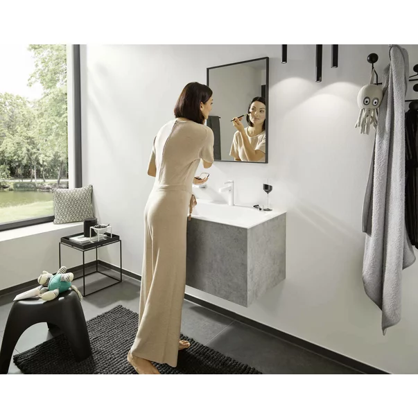Baterie lavoar monocomanda Hansgrohe Finoris 110 crom cu ventil Pop-Up [11]