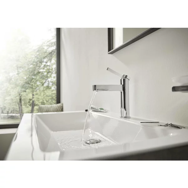 Baterie lavoar monocomanda Hansgrohe Finoris 110 crom cu ventil Pop-Up [8]