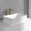 Baterie lavoar Villeroy and Boch Architectura, XL, 306 mm, ventil, mat, auriu, TVW12500200076 [7]