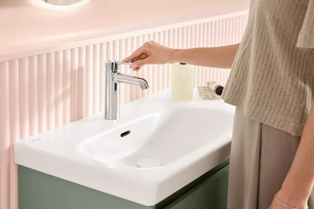 Baterie lavoar Villeroy and Boch Skyla, M, 194 mm, crom, TVW11600400061 [16]