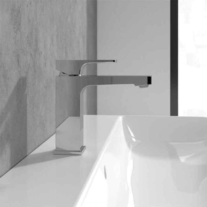 Baterie lavoar Villeroy & Boch, Architectura Square, fără ventil, crom [3]