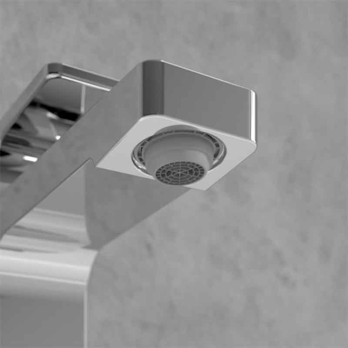 Baterie lavoar Villeroy & Boch, Architectura Square, fără ventil, crom [8]