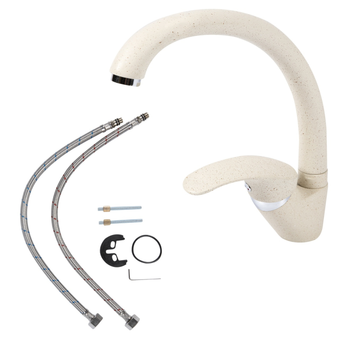 Baterie monocomanda pipa mobila 210mm bej [2]