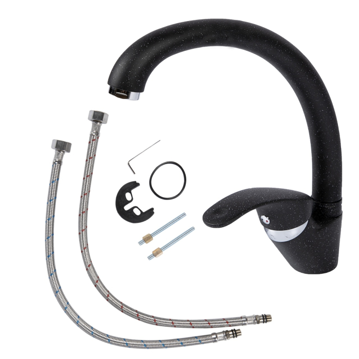 Baterie monocomanda pipa mobila 210mm negru [2]