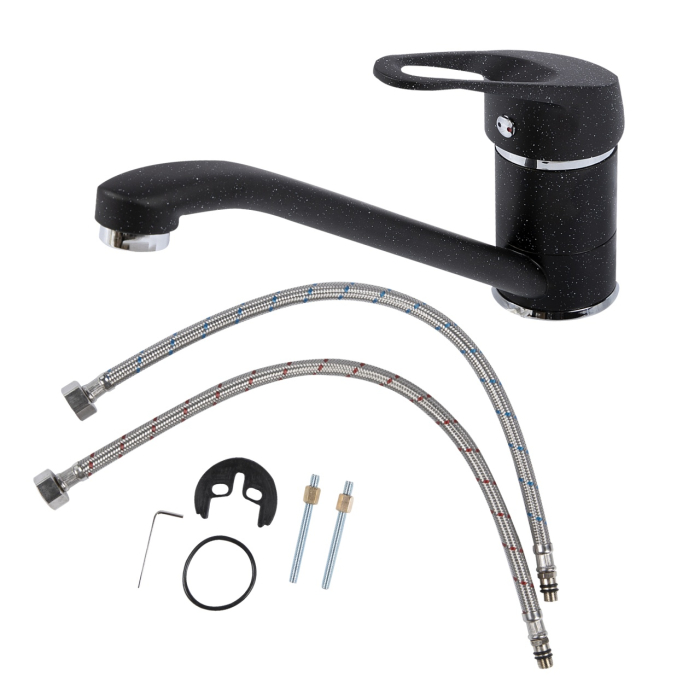 Baterie monocomanda pipa mobila 226mm negru [2]