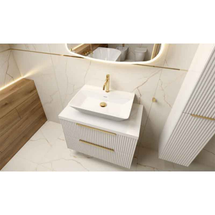 Baterie pentru lavoar LaVita, Verdi 100, fără ventil, brushed gold [2]
